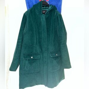 Green Hooded Winter Coat from Torrid